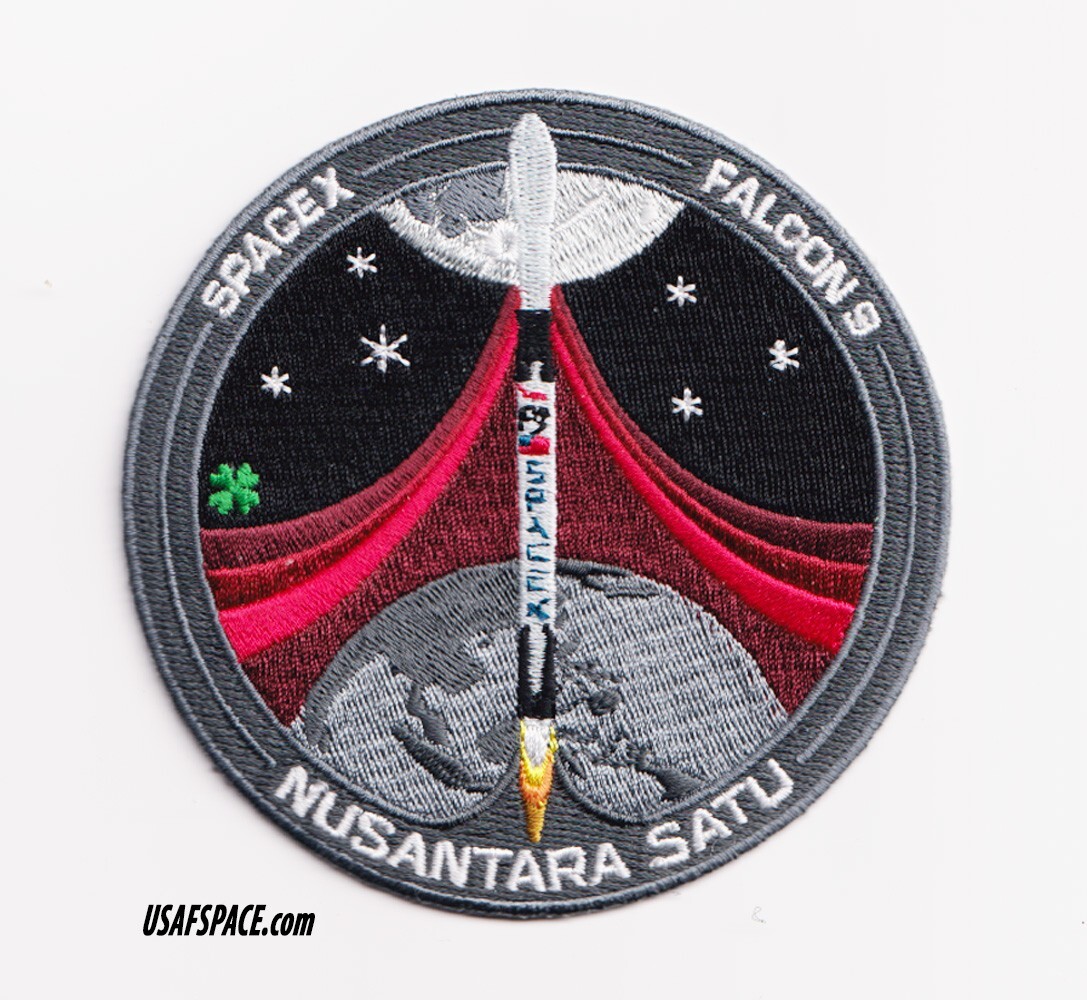 Authentic NUSANTARA SATU-SPACEX FALCON-9 CCSFS Launch SATELLITE Mission PATCH