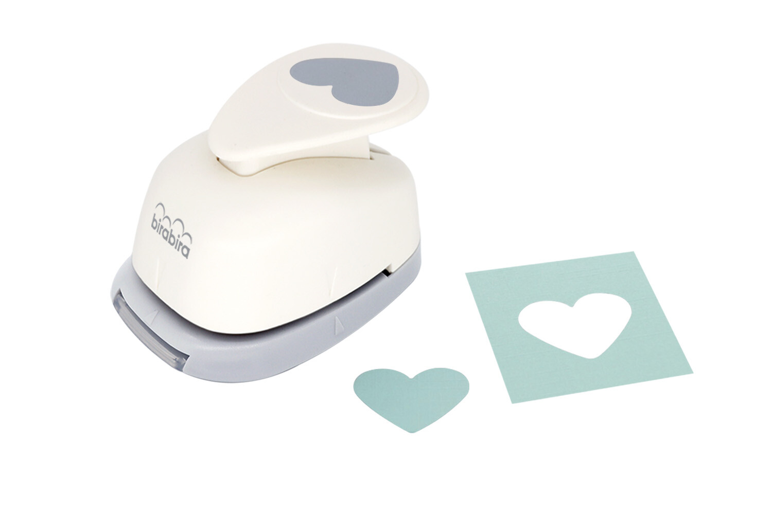 Bira Craft 1 inch Heart Lever Action Craft Punch, Valentine’s Day Punch