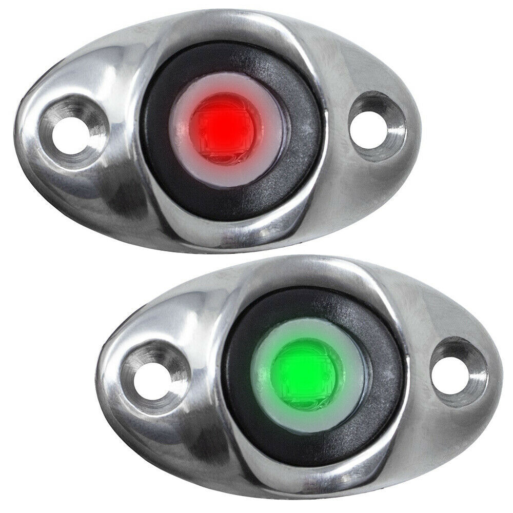 TACO Marine Surface Mount LED Side Navigation Light Set - 1-3/4" F38-6610D