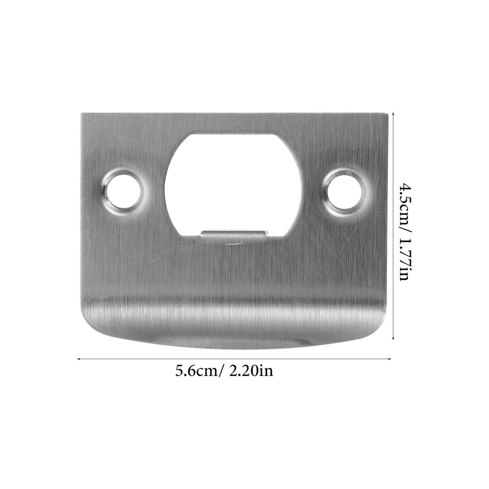 4 Sets Strike Plates for Interior Doors Reinforcement Latch Guard