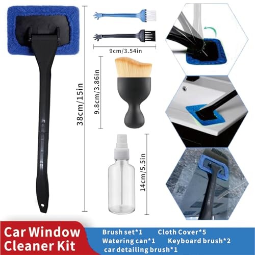 10pcs Car Windshield Cleaning Tool, Windshield Cleaner with 5 Bule（10pcs）