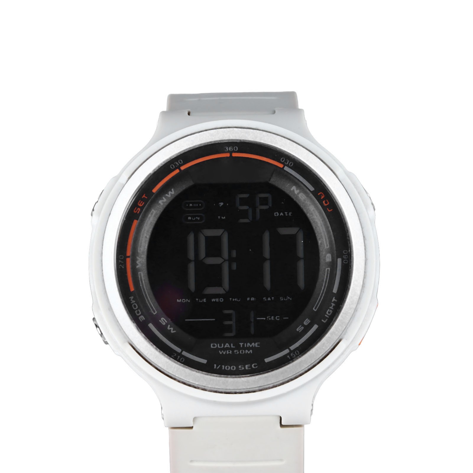 Digital Sports Watch Multifunctional Dual Time LED Luminous Countdown Timer FFW