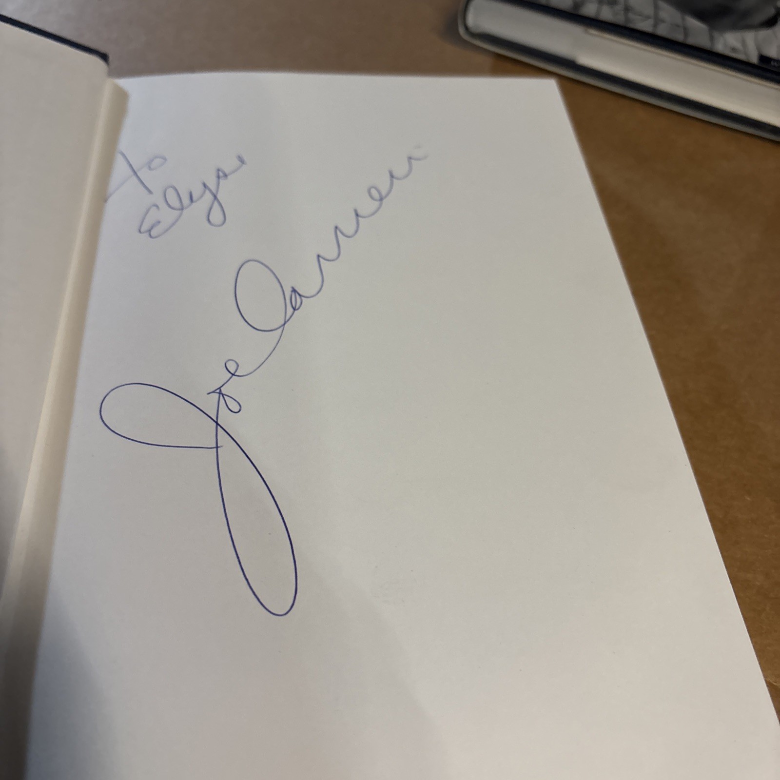 Signed Copy Joe Carrieri "Searching for Heroes" Excellent