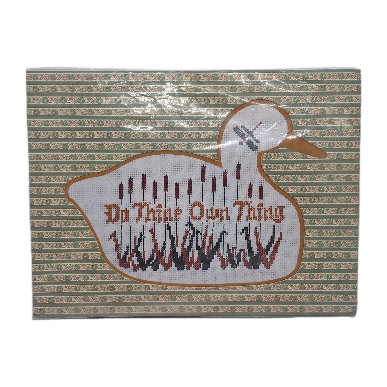 Do Thine Own Thing Millie's Shapely Mats and Counted Cross Stitch Pattern