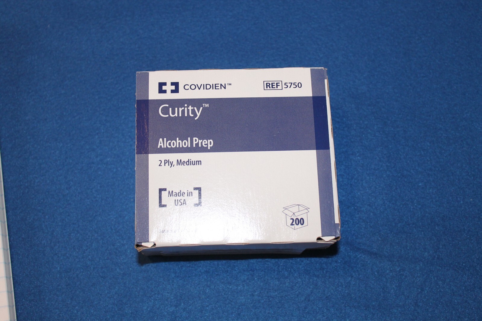 Coviden  Curity 5750 1 Lot Quantity 28 Box of 200, 2-Ply Sterile Wipes