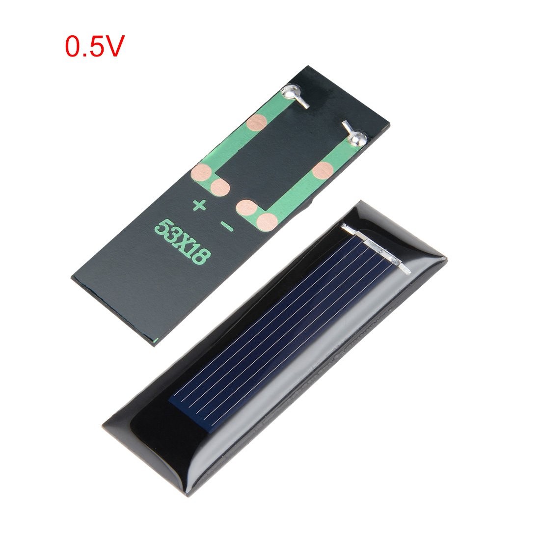 uxcell® 5Pcs 0.5V 100mA Poly Mini Solar Cell Panel Module DIY for Phone...