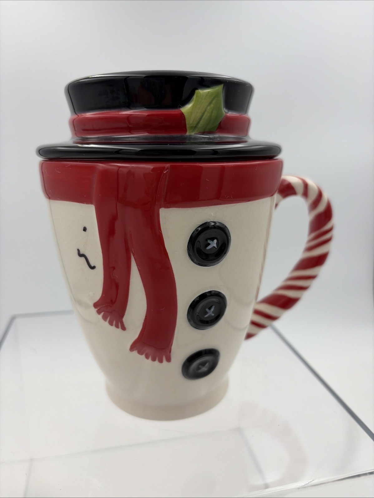 Hallmark Snowman Cup With Lid. 14 Ounce Capacity Excellent Excellent Condition.