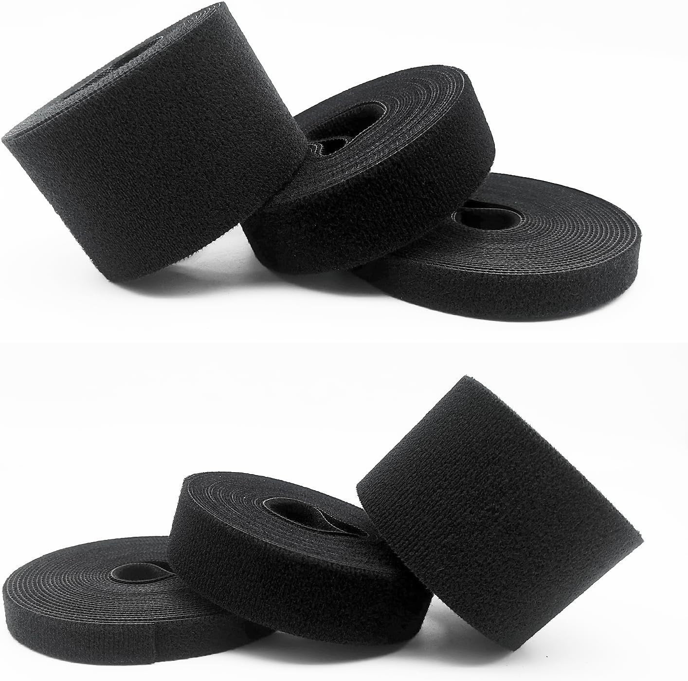 Double-Sided Hook and Loop Straps, Self-Gripping, 2 Inch Wide, Cut to Length, He