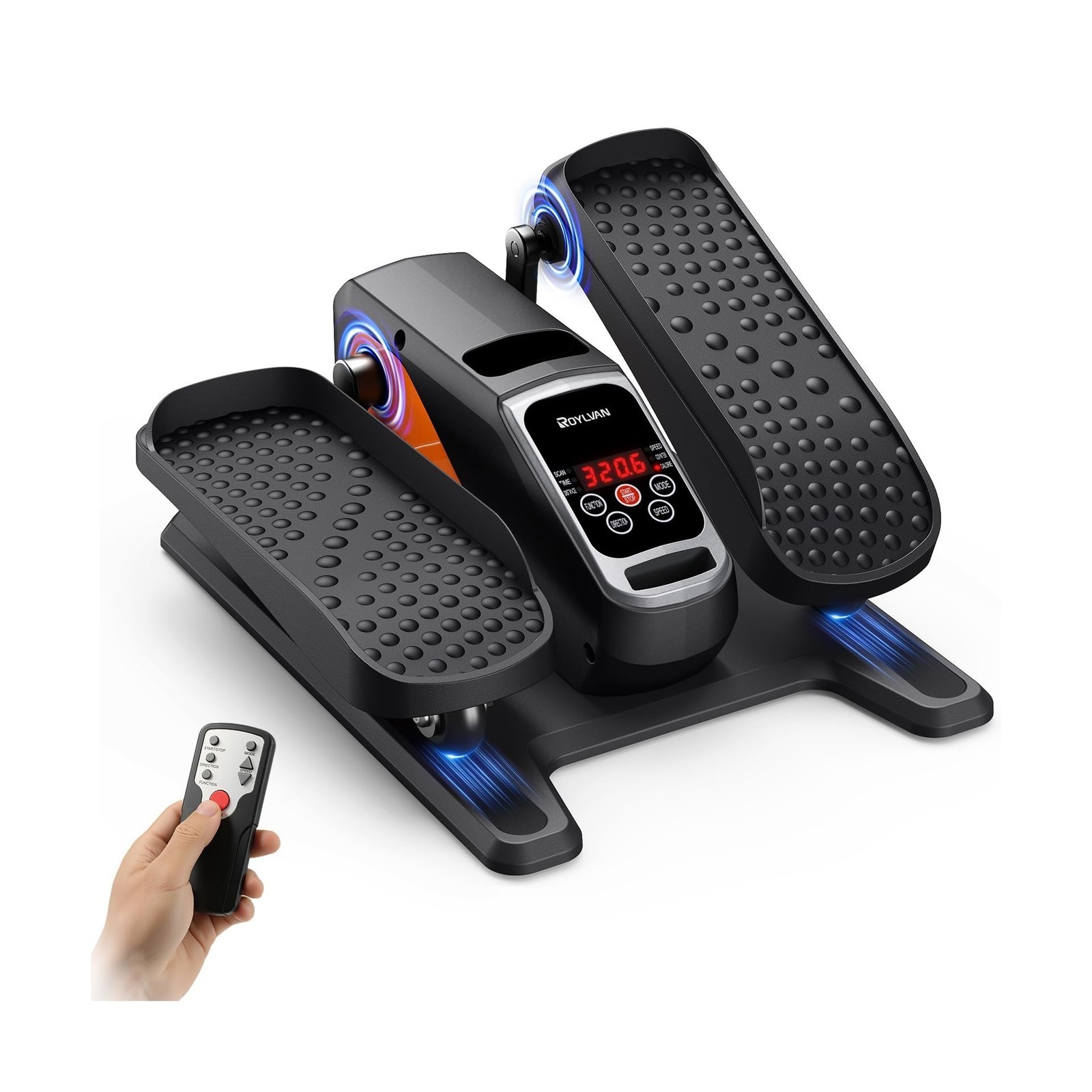 Roylvan Under Desk Elliptical Exercise Machine, Electric & Portable Ellipse L...