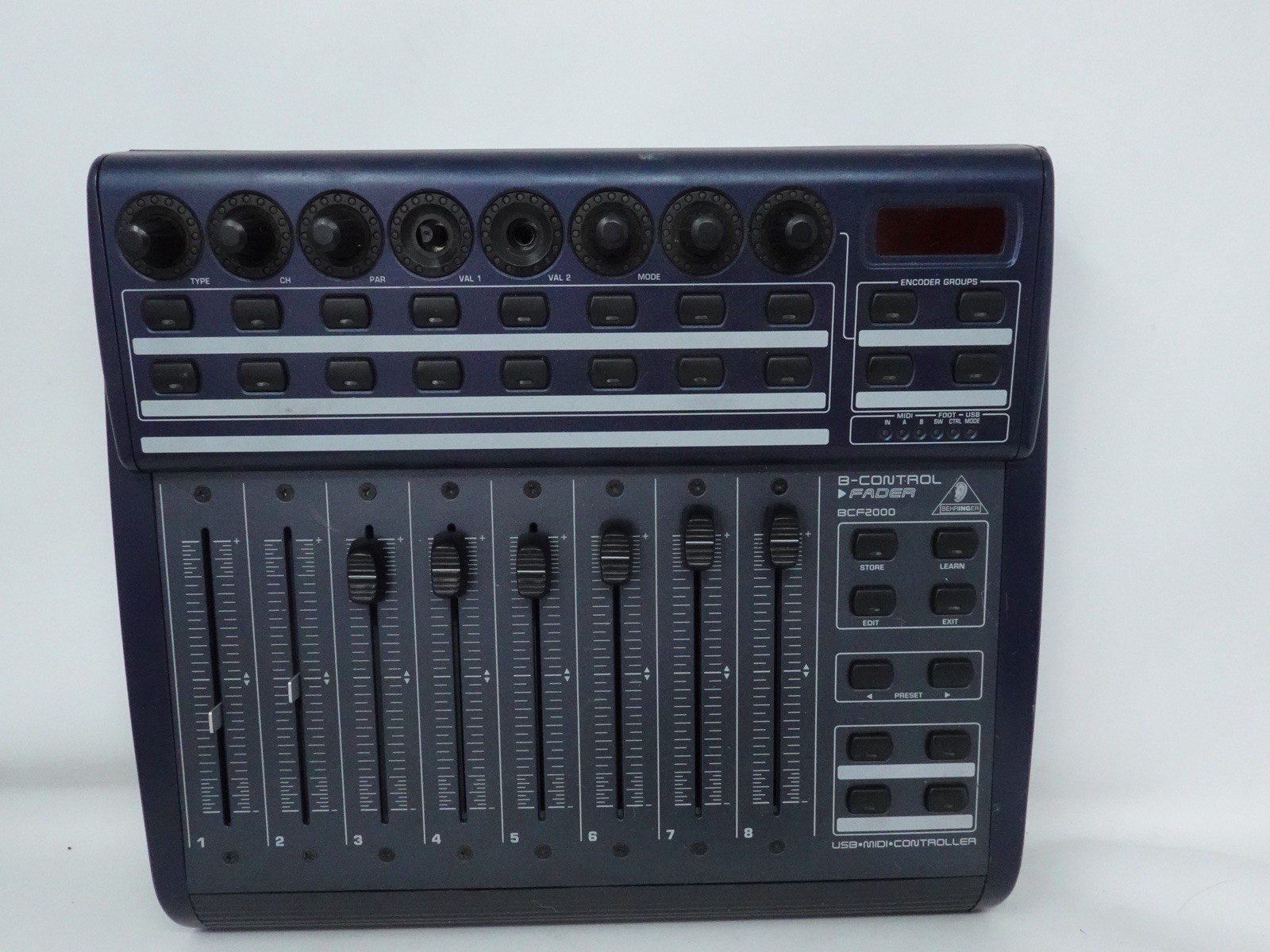 *FOR PARTS* Behringer BControl Fader BCF2000 USB MIDI Controller Motorized Mixer