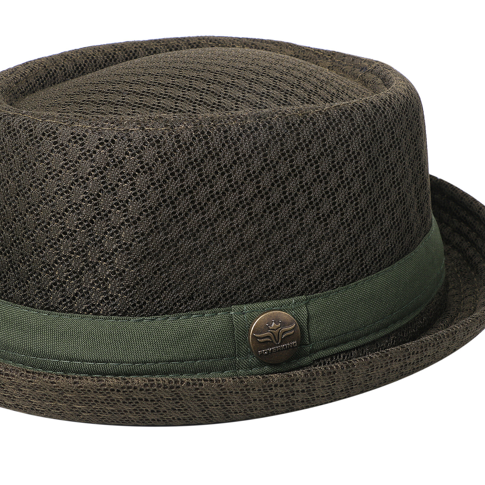 Men Women Soft Mesh Pork Pie Fedora Hat Trilby Flat Top Bowler Panama Jazz Cap