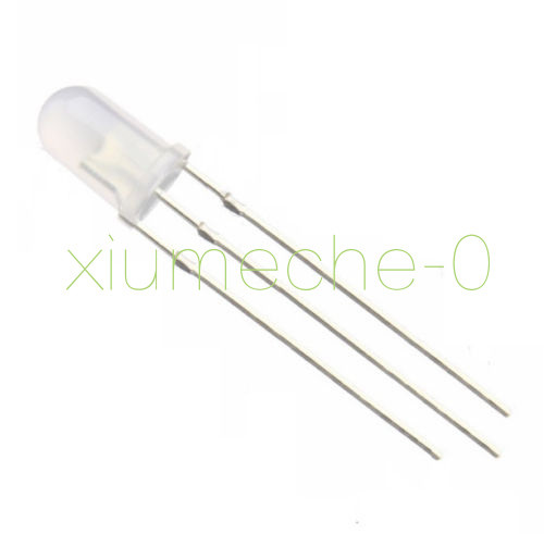50PCS 5mm 3Pin Diffused two Bi-Color Red & Green Light Common Anode Led Diode M