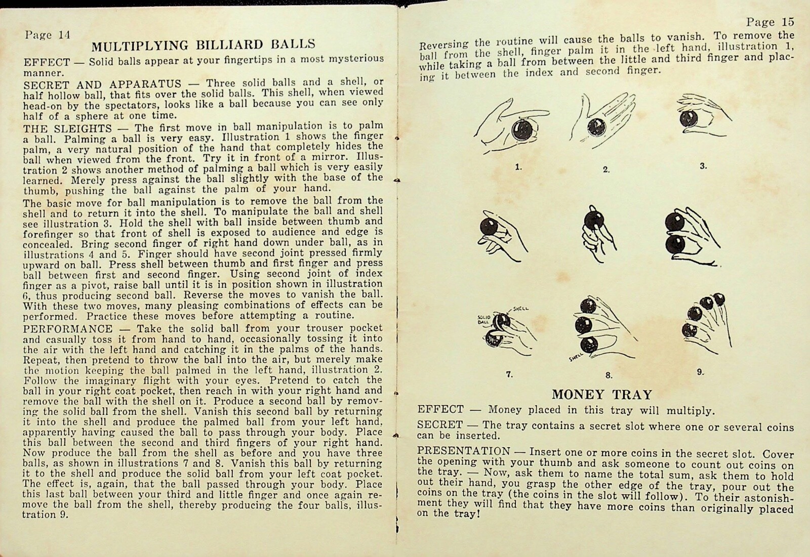 1962 ADAMS' MAGIC SET INSTRUCTIONS ONLY - Z-62