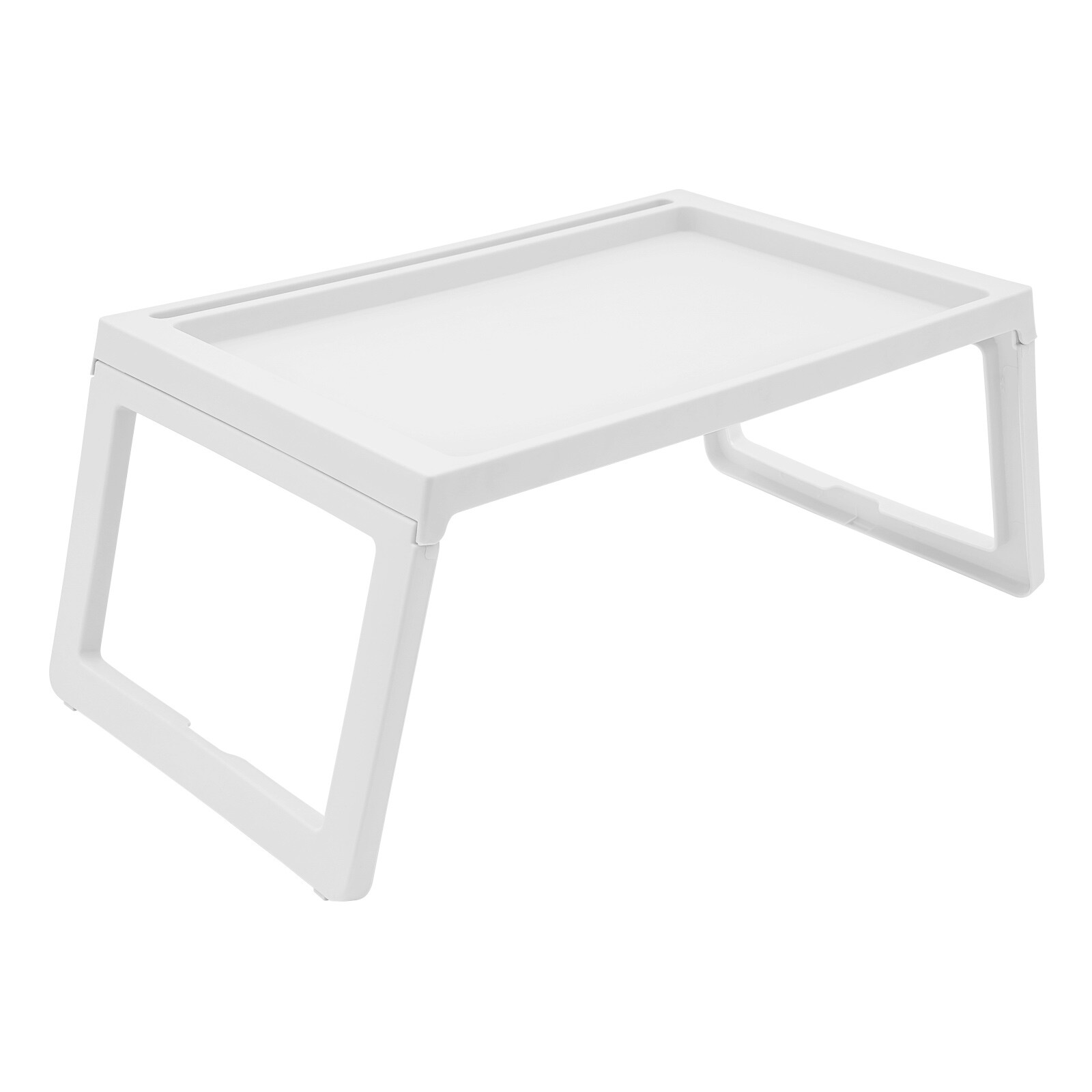 6 PCS White Foldable Laptop Desk Tray Folding Table Freestanding Lap Desks