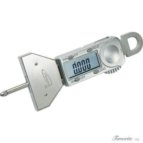IGAGING DIGITAL SNAP DEPTH GAUGE 0.0005" INCH-METRIC-FRACTION TIRE THREAD 0-4"