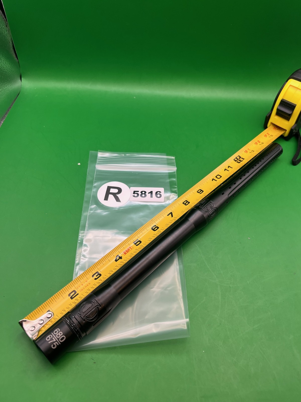 Parabolic 14" .680 Black Autococker Paintball Barrel