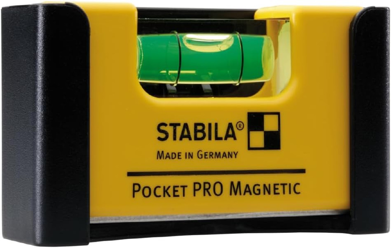 Magnetic Pocket Level PRO with Holster, Cat. No. 11901 | Mini precision pocket l