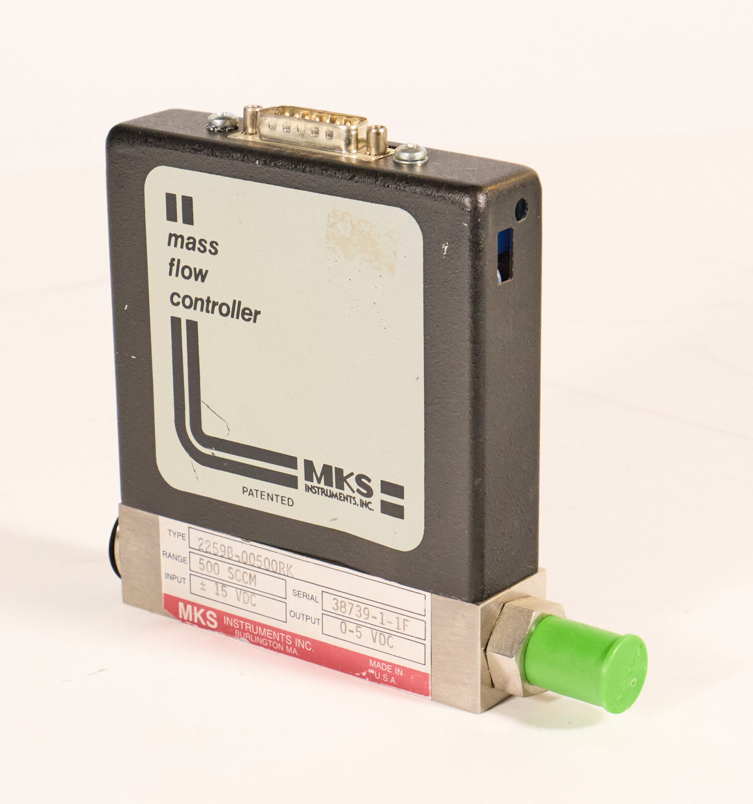 MKS Mass Flow Controller MKS 2259B-00500RK 500 SCCM