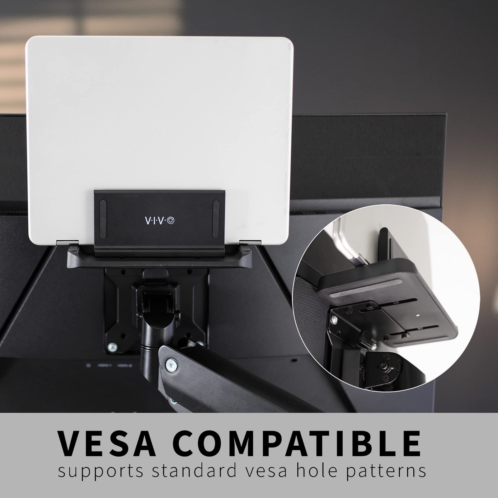 Multifunctional Adjustable Thin Client Mini PC Mount Bracket CPU VESA Monitor...