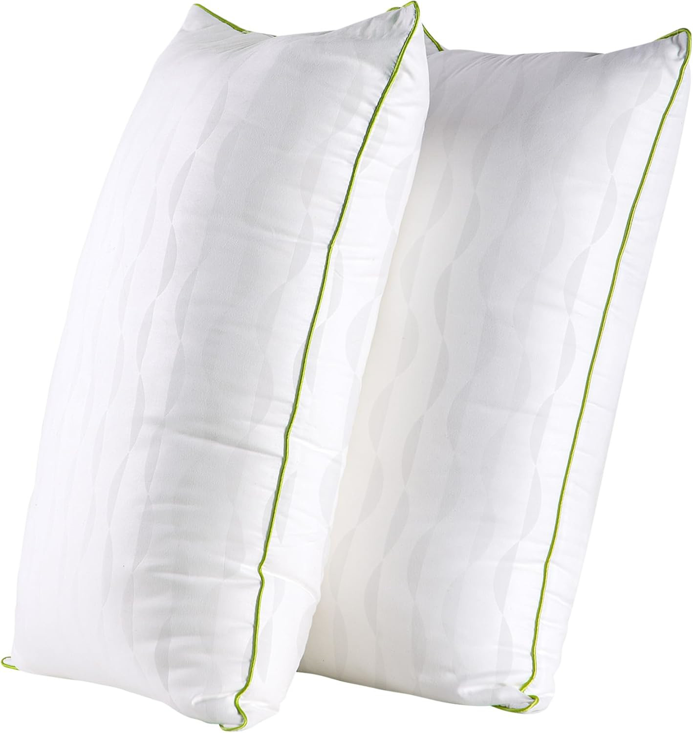 Cooling King Size Bed Pillows Set of 2, Adjustable Down Alternative Fill