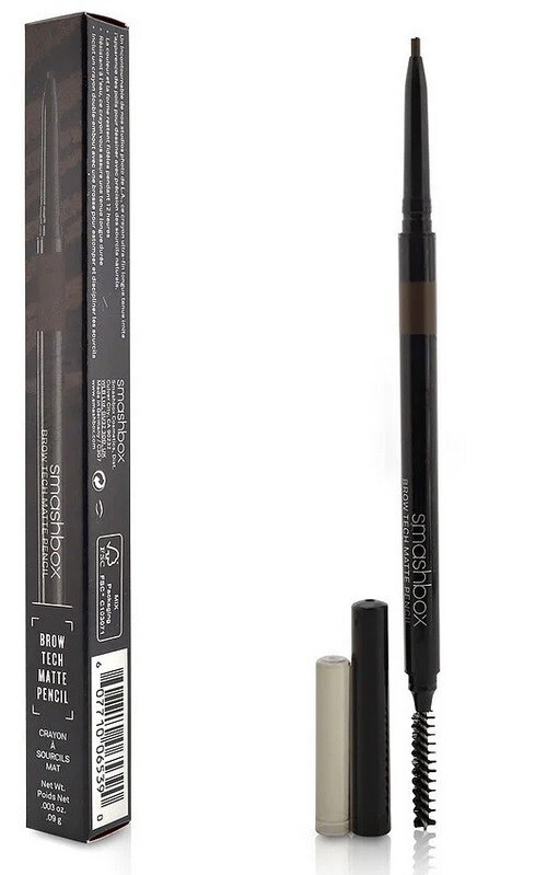 SMASHBOX BROW TECH MATTE PENCIL EYEBROW BROW TWIST UP PENCIL LINER W SPOOLIE NIB