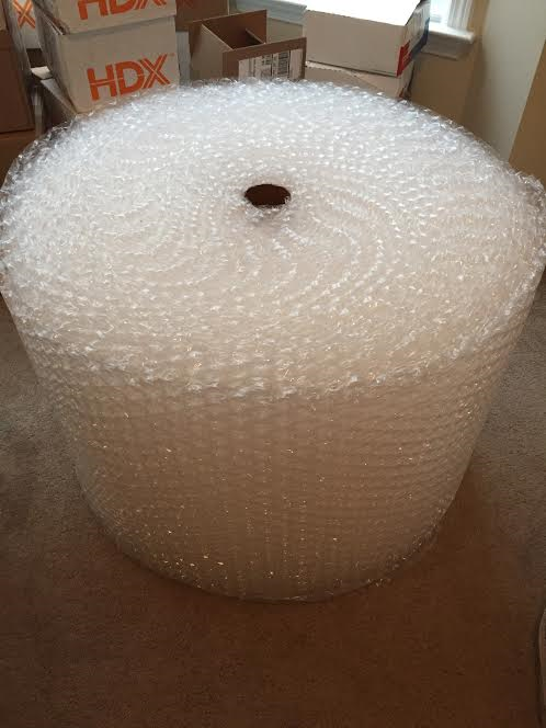 5/16" Medium Bubble Cushioning Wrap Padding Roll 400’ X 24” Wide Perf 12" 400 FT