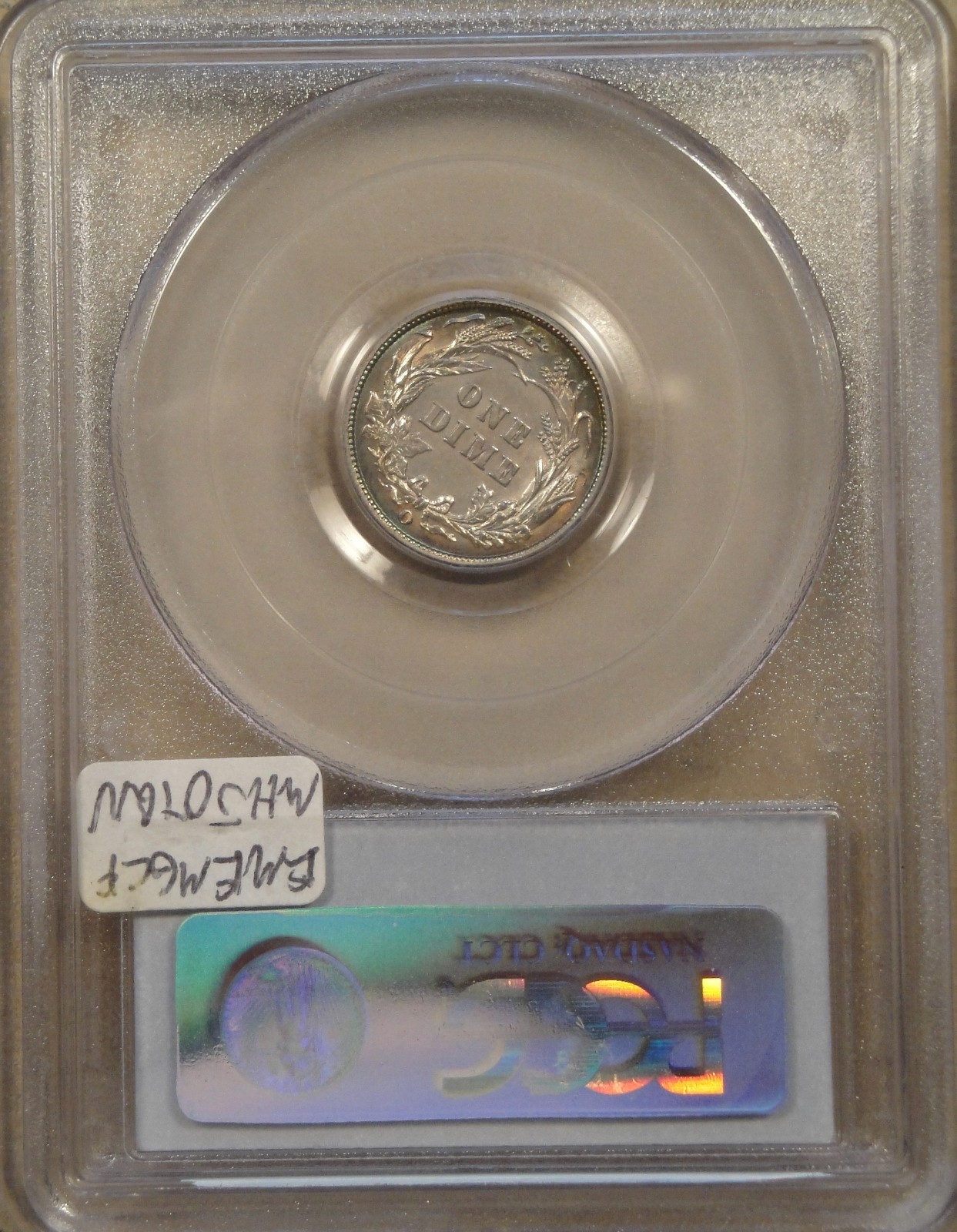 1894-O Barber Dime 10c PCGS Certified AU55