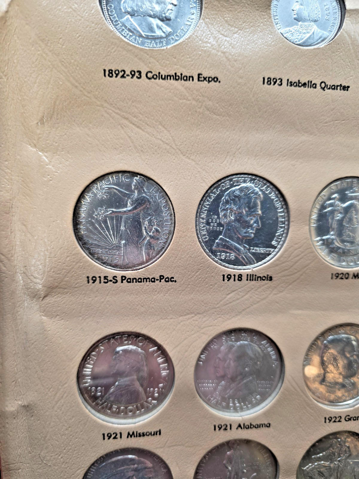 US Commemorative Silver Half $ 50c Complete Set. Including Isabella Quarter!