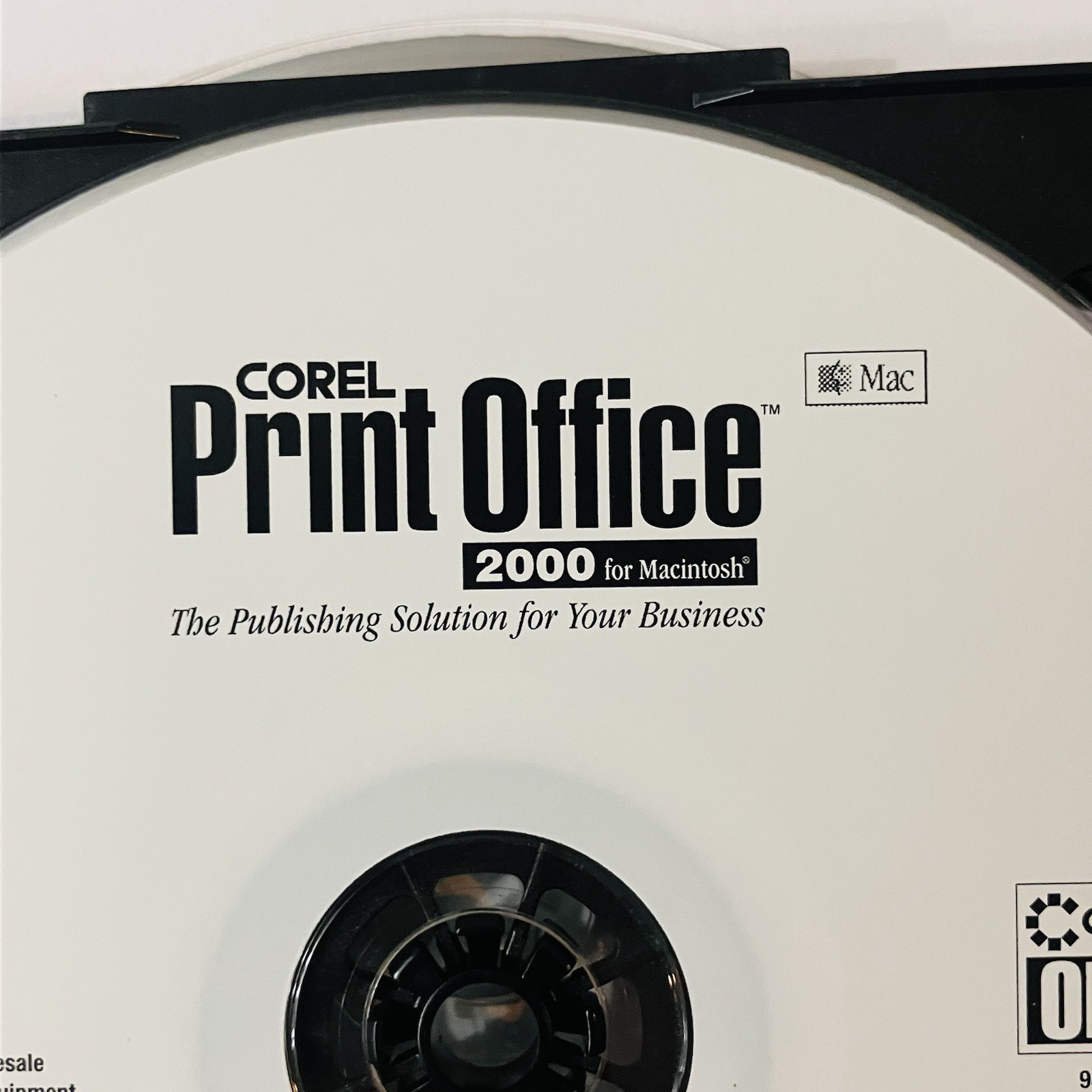 Corel Print Office 2000 2 Disc Set Windows Mac Vintage Software Serial