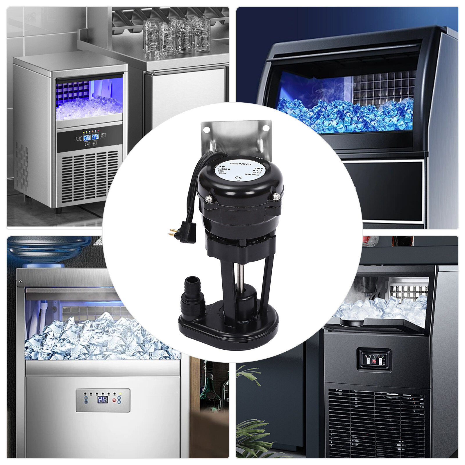 3W Water Pump Ice Machine Accessories Water Pump Universal Pump Replacement