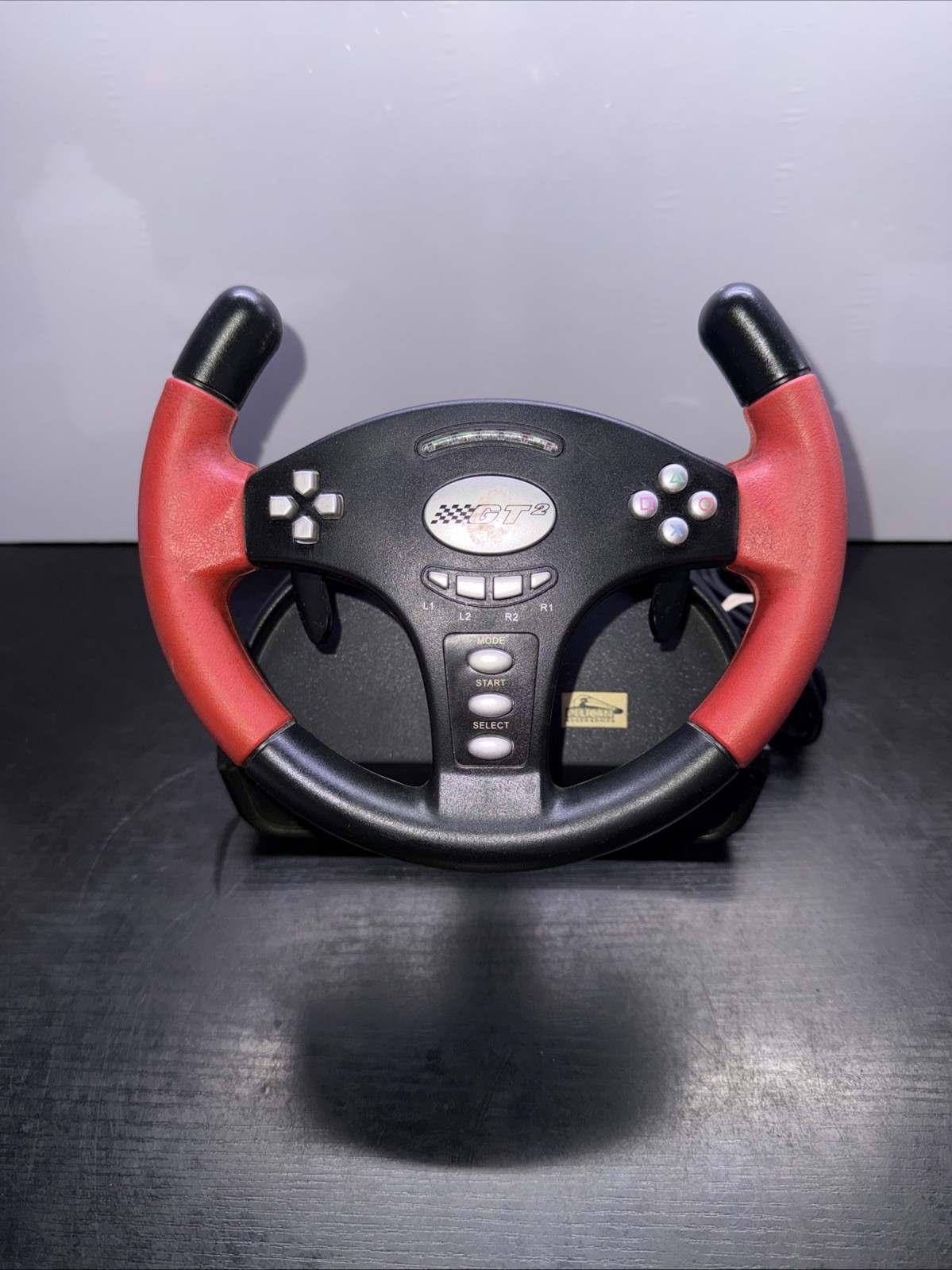 •Read First•Pelican GT2 Racing Steering Wheel for Sony PlayStation 2 Wheel!