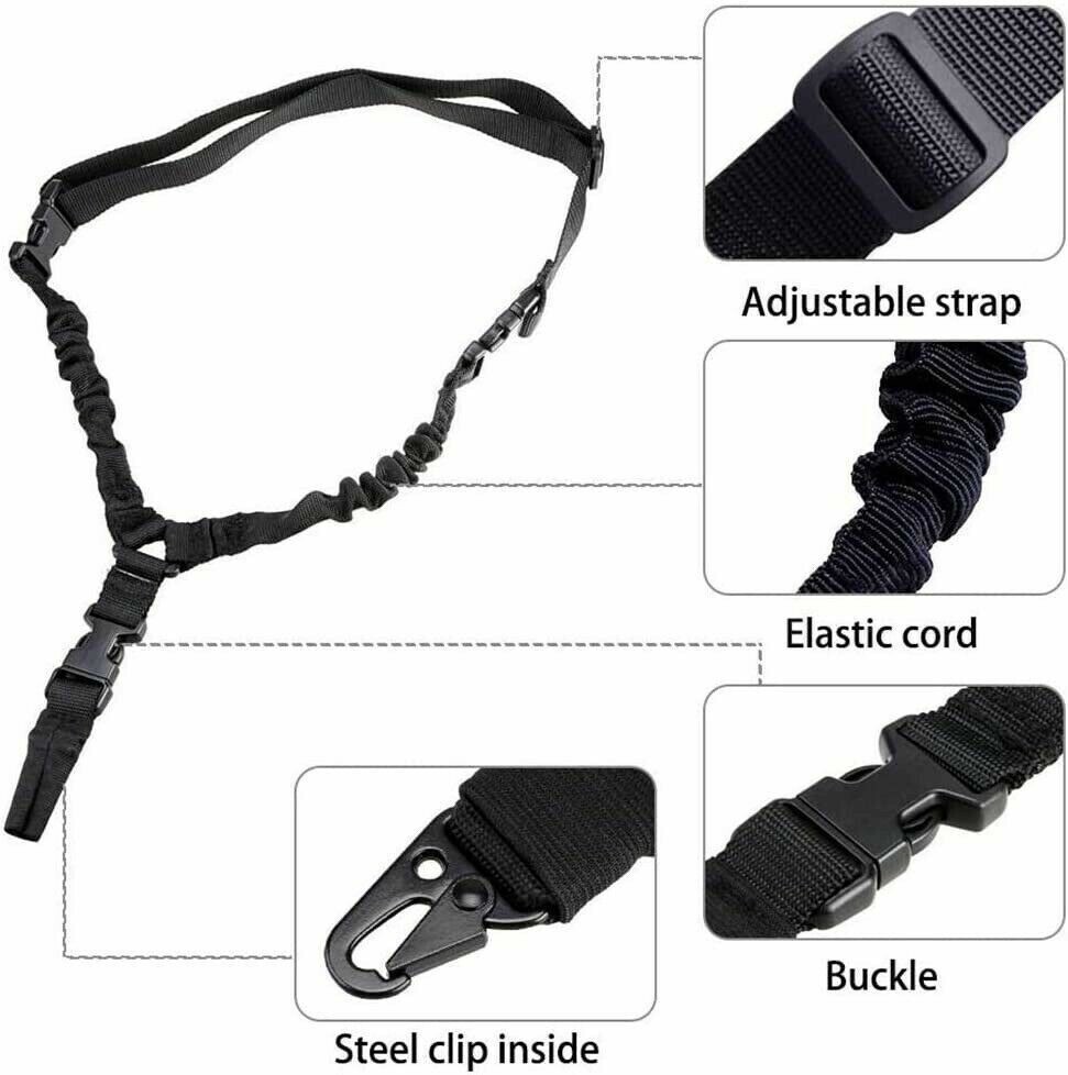 Adjustable 1 point tactical Rifle Sling strap Suspenders Sling The Slingster NEW