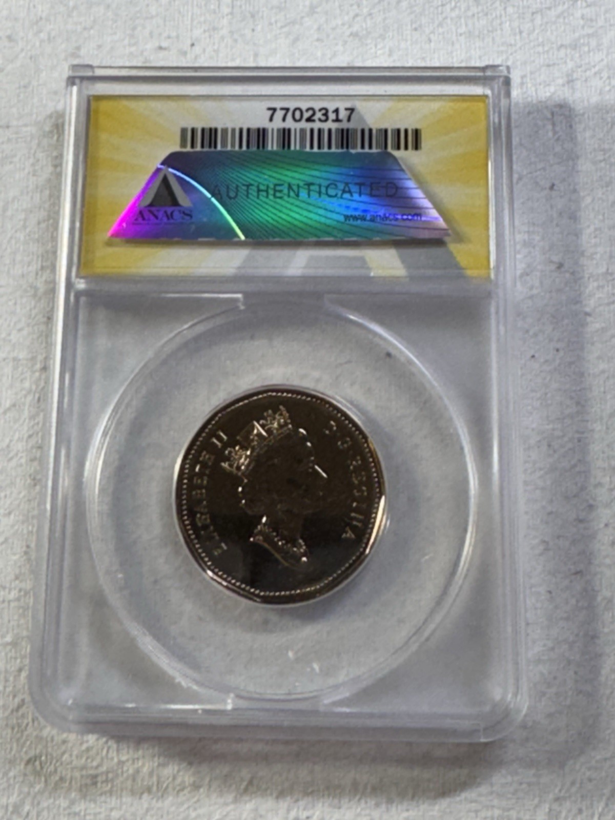 1999 Canada 1 Dollar Loonie Graded MS 67 by ANACS