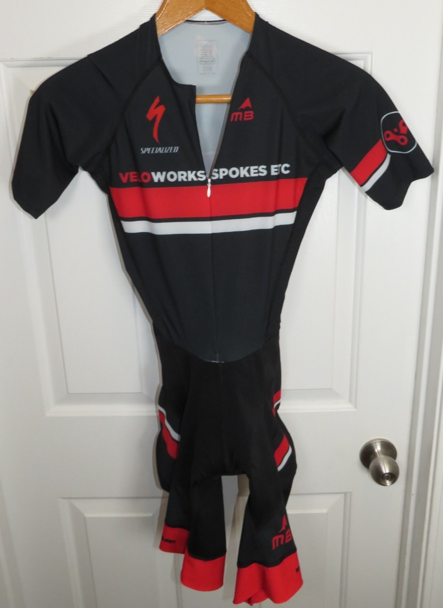 Mt. Borah Teamwear Mens Triathlon Suit Specialized Velo Size XS