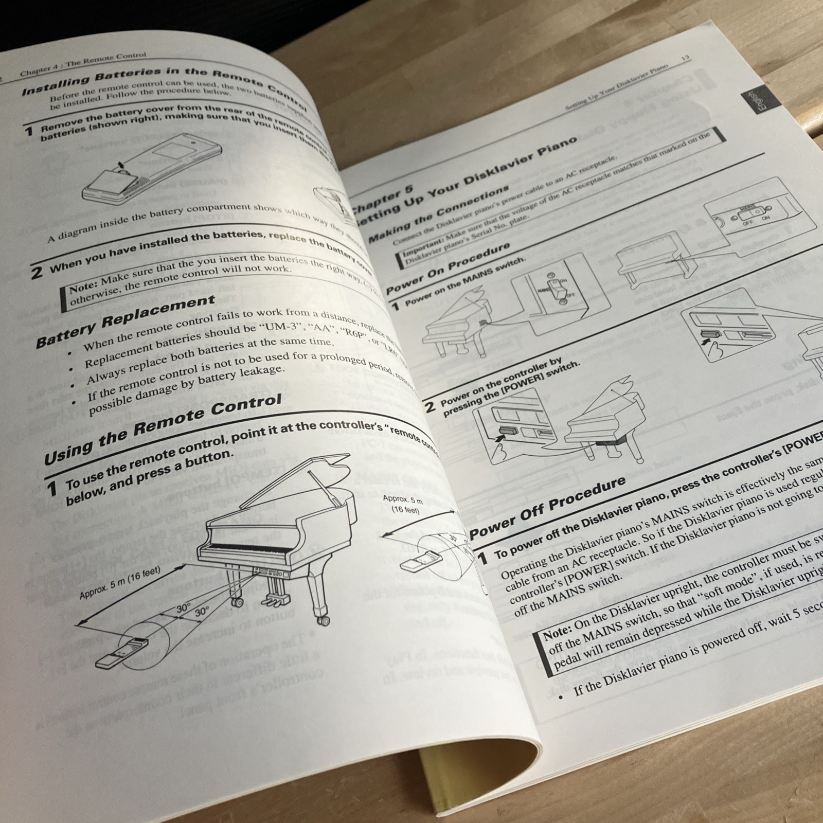 YAMAHA Getting Started & Playback Manual / Owners guide for Disklavier II Piano