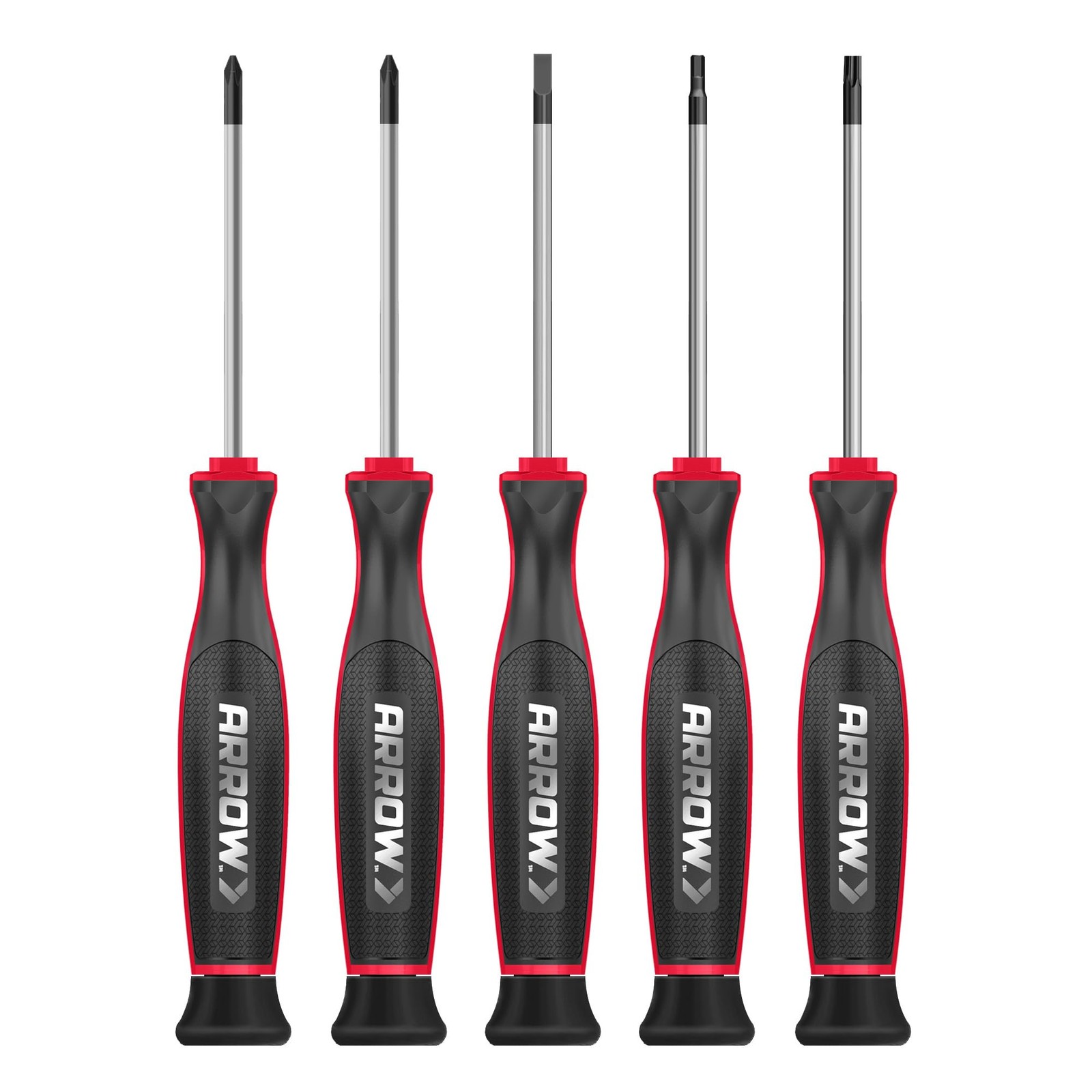 Arrow Chrome Vanadium Steel Precision Screwdriver Set 5 PCS