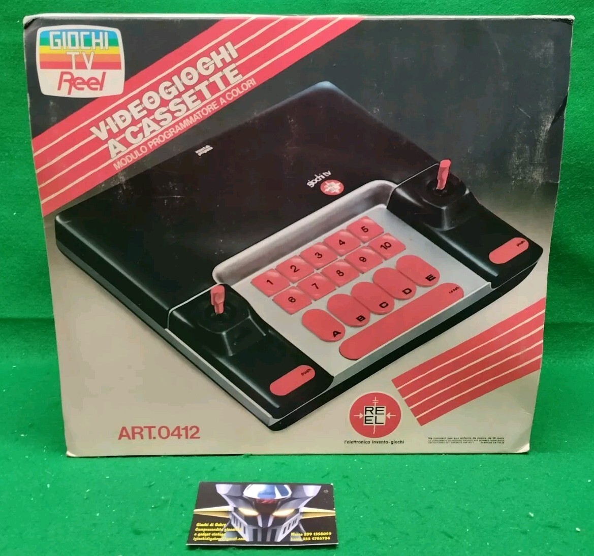 Rare Vintage Console Games TV REEL Art. 0412 + Box 10 Reel Games, NEW MIB
