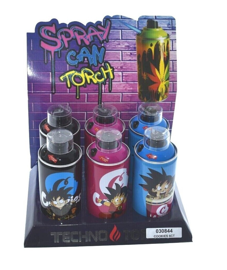 TECHNO SPRAY CAN TORCH-5 INCH TALL-COUNT 1-CHOOSE COLOR!!