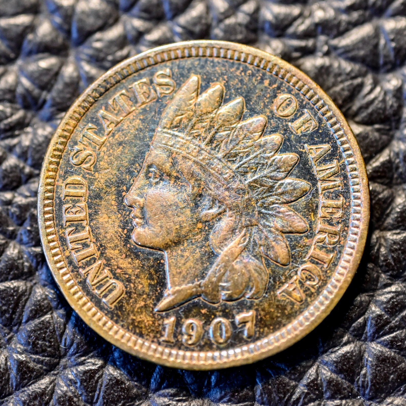 (ITM-4596) 1907 Indian Cent ~ AU+ Cndtn ~ COMBINED SHIPPING!