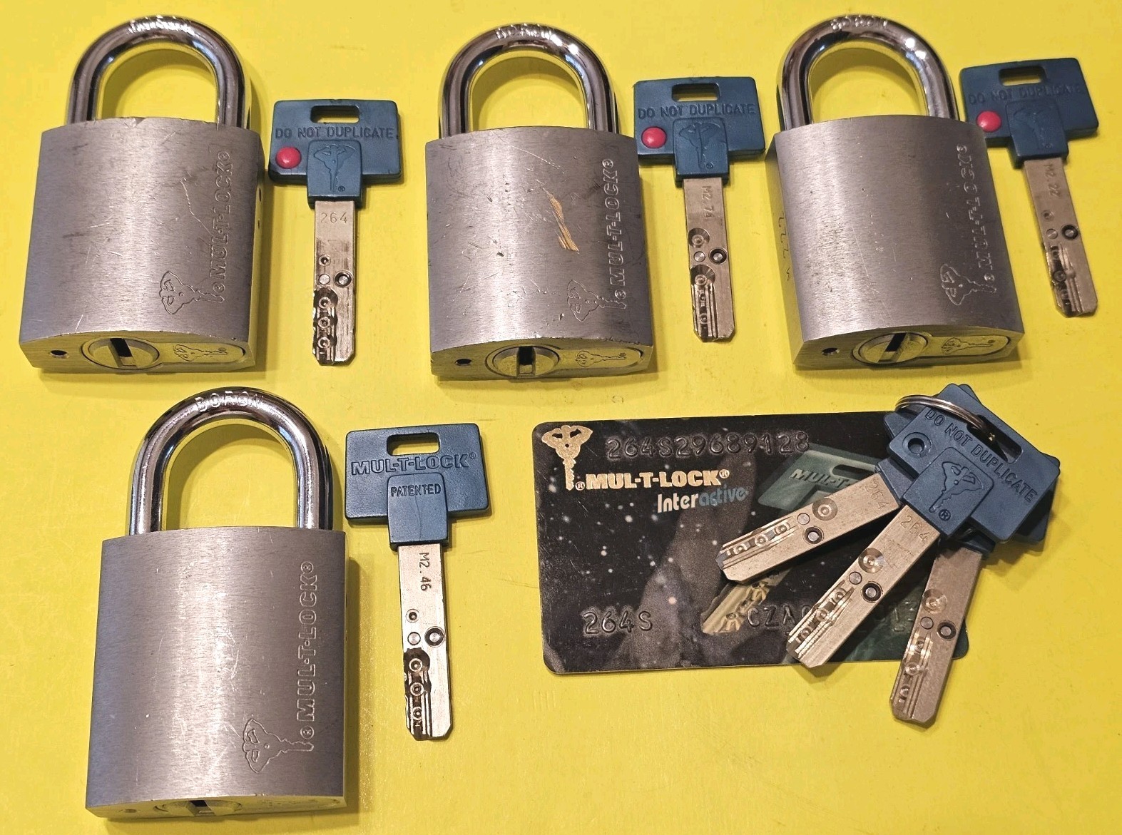 MUL T LOCK HIGH SECURITY PADLOCK LOCKSPORT LOCKSMITH HASP GATE TRUCK LOCK LOT