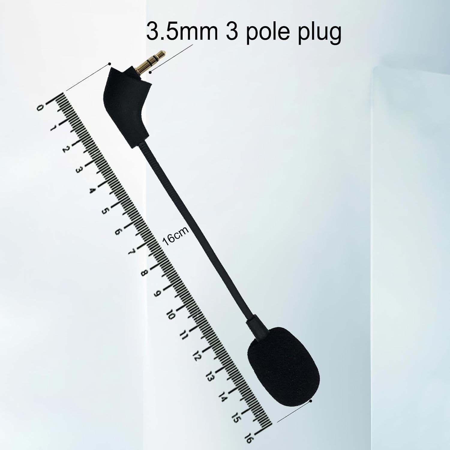Omnidirectional Replacement Mic with Noise-Canceling Tech for HyperX Headsets
