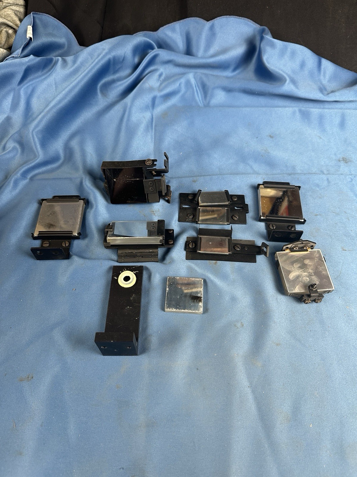 Vintage Lot Of Scientific Glass Parts For Microscope General Parts Unknown