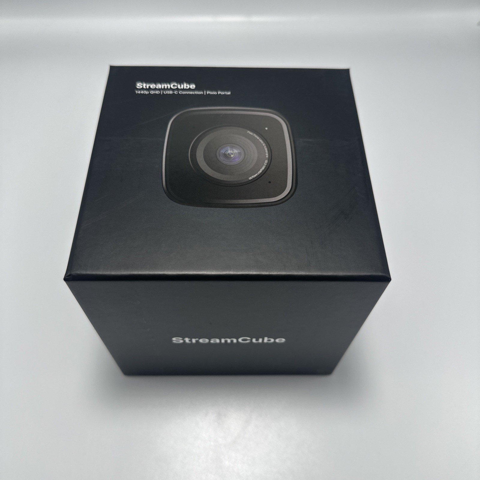 Pixio StreamCube Webcam Professional 1440p WQHD USB Type-C Premium Web Camera