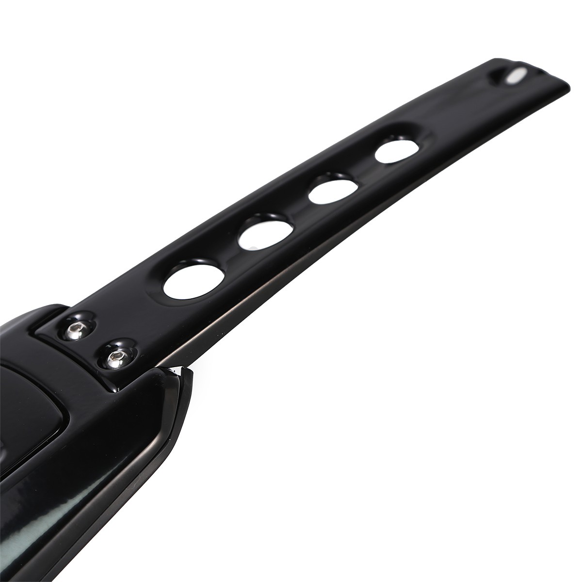 Gloss Black Metal Switch Console Dash Panel For Harley Softail Fat Boy 2018-2025