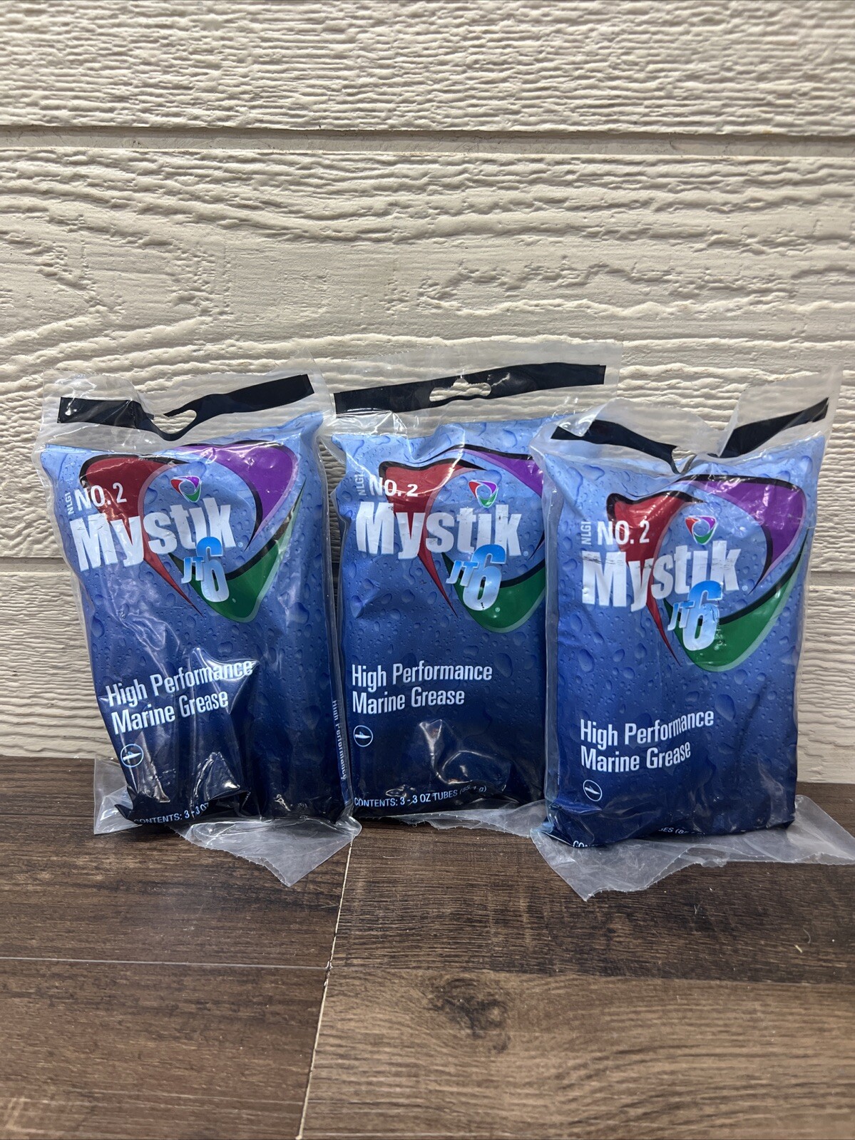 Mystik 665065002087 JT6 High Performance Marine Grease 3 oz -3 Packs of 3—9qty