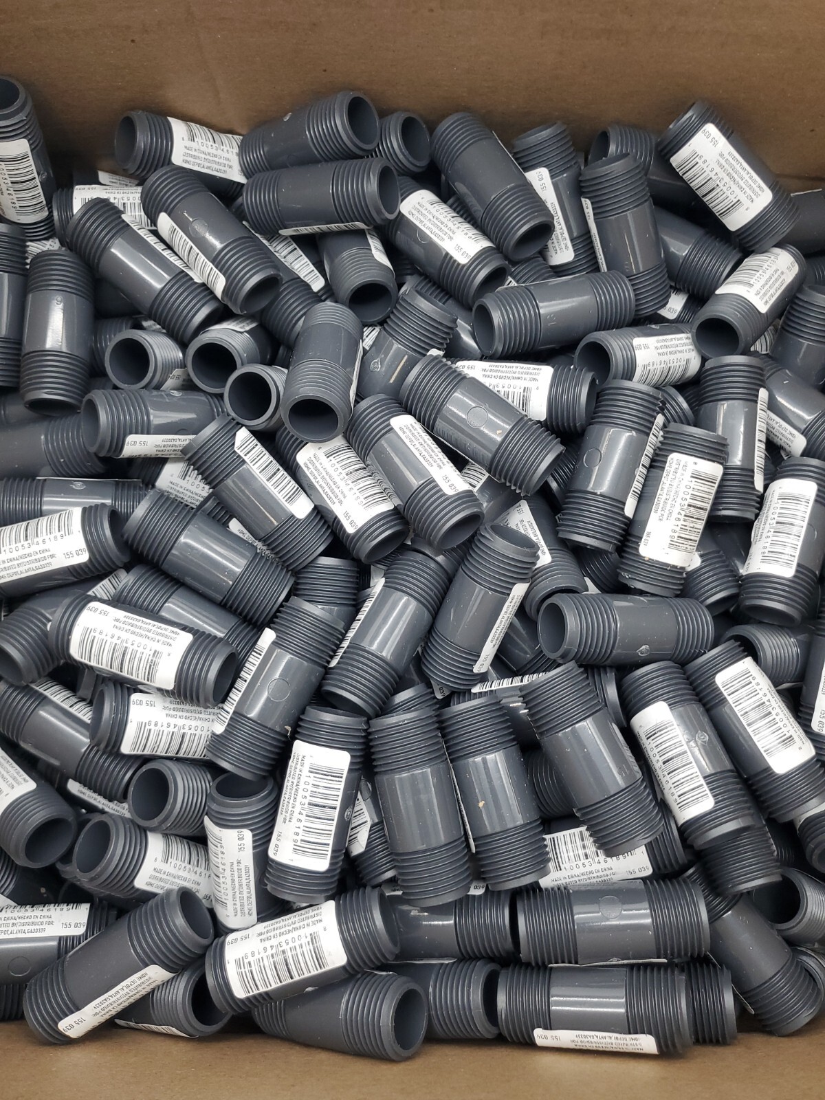 Vigoro Sprinkler Parts 1/2 in. X 2 in. PVC Riser, Black 155039 Dealer Lot Of 598