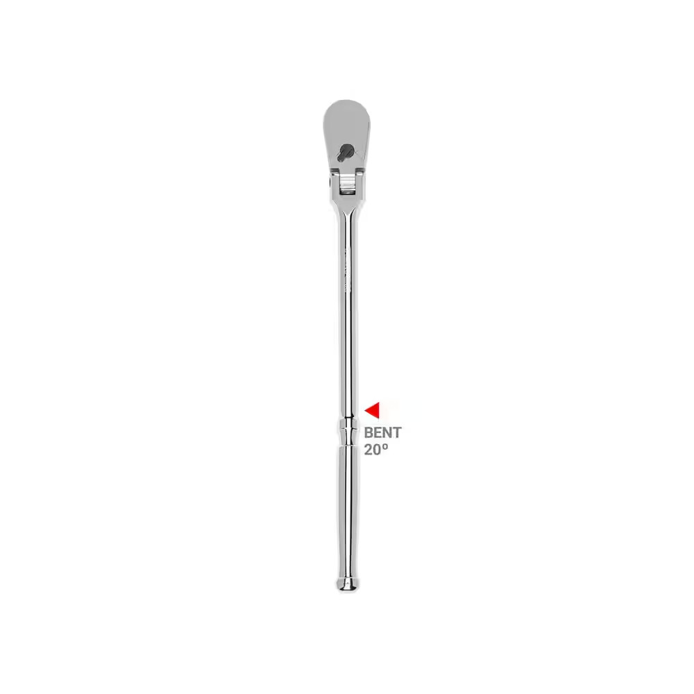 1/2 In. Drive X 14 In. Flex Head Bent Handle Non-Quick-Release Long Ratchet
