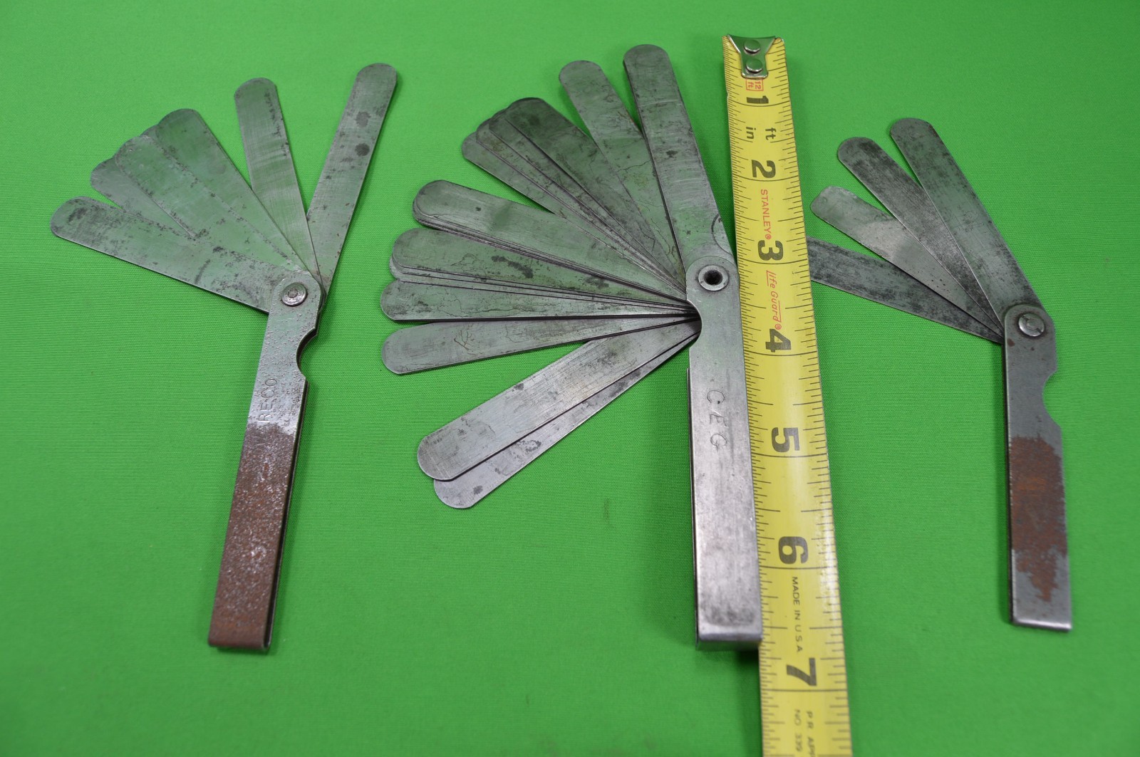 Lot of  3 Vintage Filler Gauges Kastar Lakuret,Other Brand Tools,Some Rust