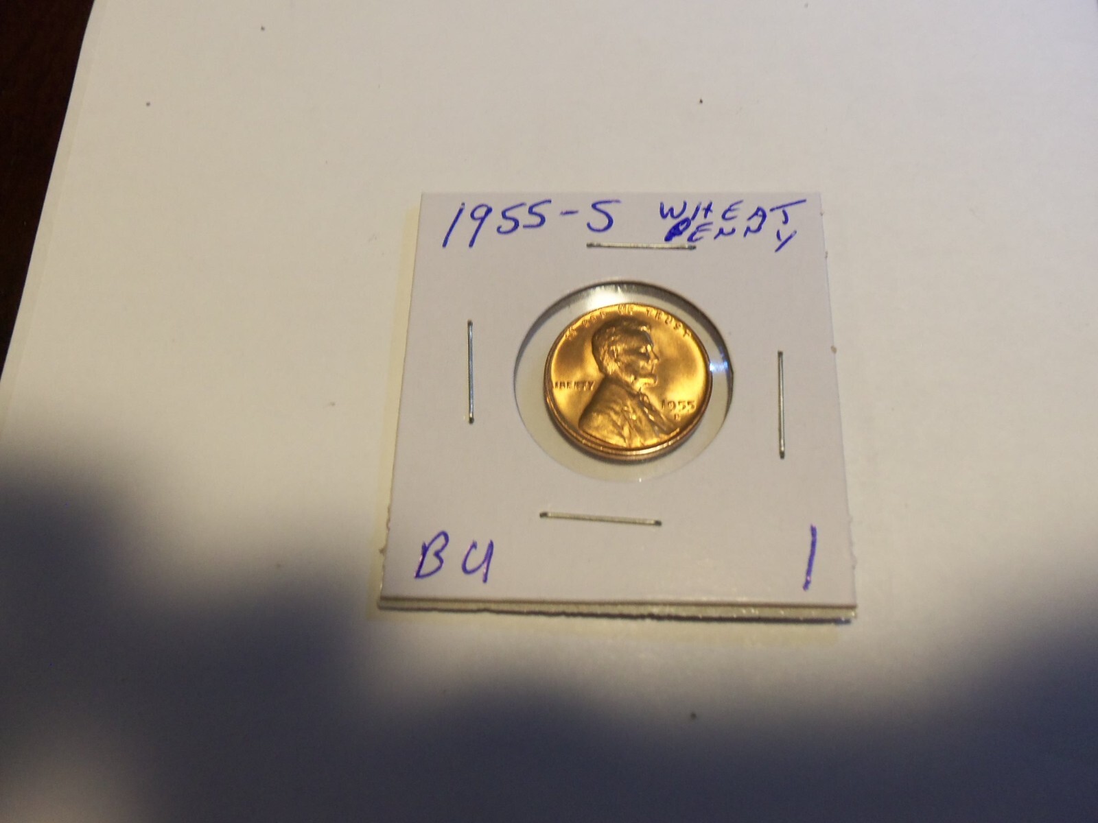 NICE BU 1955-S WHEAT PENNY