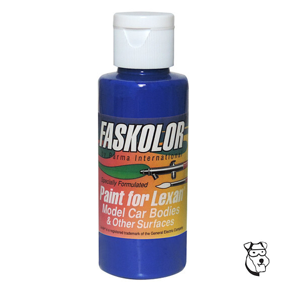 FASKOLOR #40004 BLUE Airbrush Paint RC Body Car Truck - PARMA Mid-America
